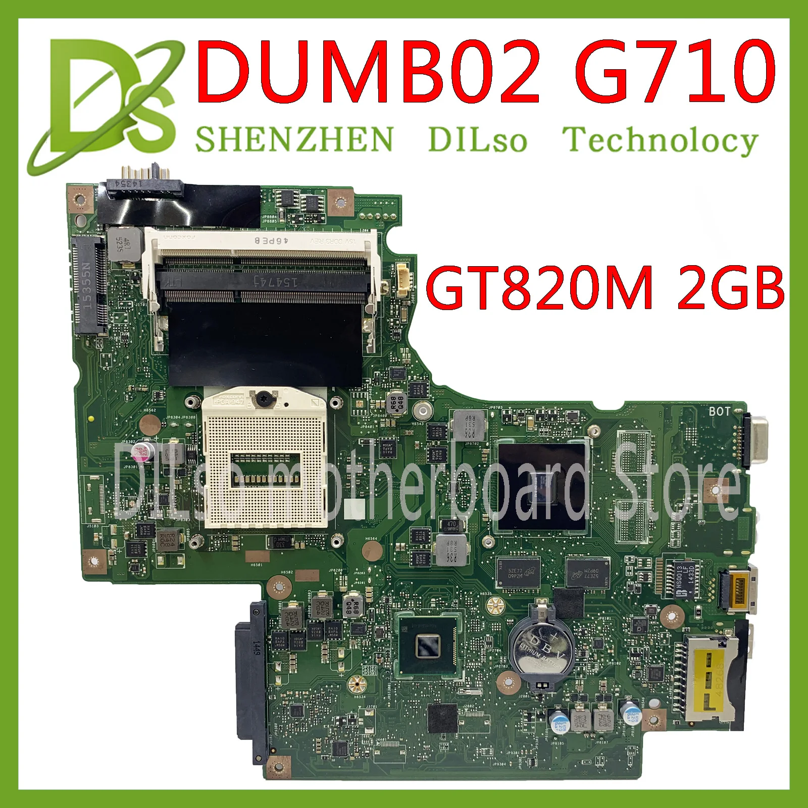 KEFU DUMB02 материнская плата REV: 2,1 Для lenovo G710 Материнская плата ноутбука G710 материнская плата чип видеокарты GT820M 2G тестовая работа