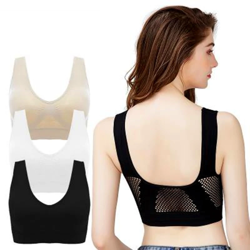 

Sport Bra top Running Bra bh Fitness Academia Breathable Bras Women Yoga Bras plus size gym Home Brassiere workout Sportswear