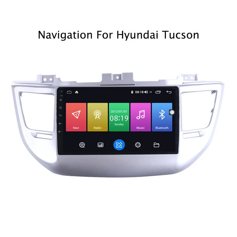 Ectwodvd 9 дюймов Andriod 8,1 автомобильный DVD gps для hyundai Tucson- 4G ram 64G rom CarPlay DSP 4G LTE с wifi