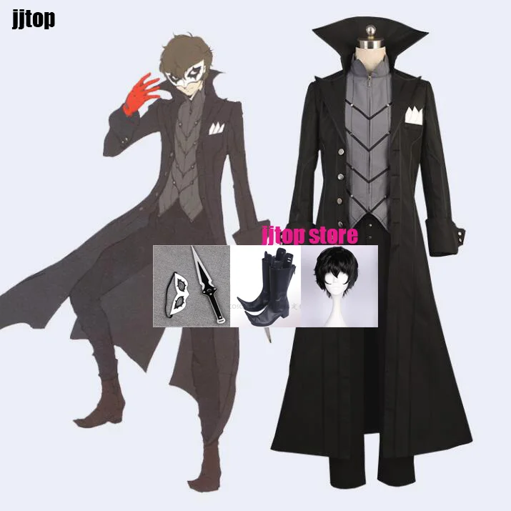 Костюм джинсового костюма Persona 5 P5 для косплея костюм с курткой Ren Amamiya униформа