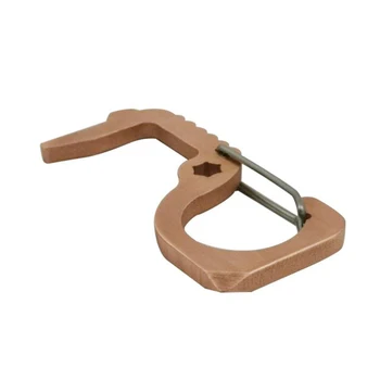 

20Pcs Family Health Convenient Portable Press Elevator Tool Hygiene Hand Antimicrobial Brass Alloy EDC Door Opener Door Handle