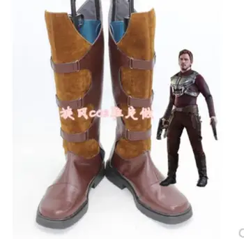 

Guardians of the Galaxy Star-Lord Peter Jason Quill Cosplay Shoes Boots Professional Handmade ! Perfect Custom for You !