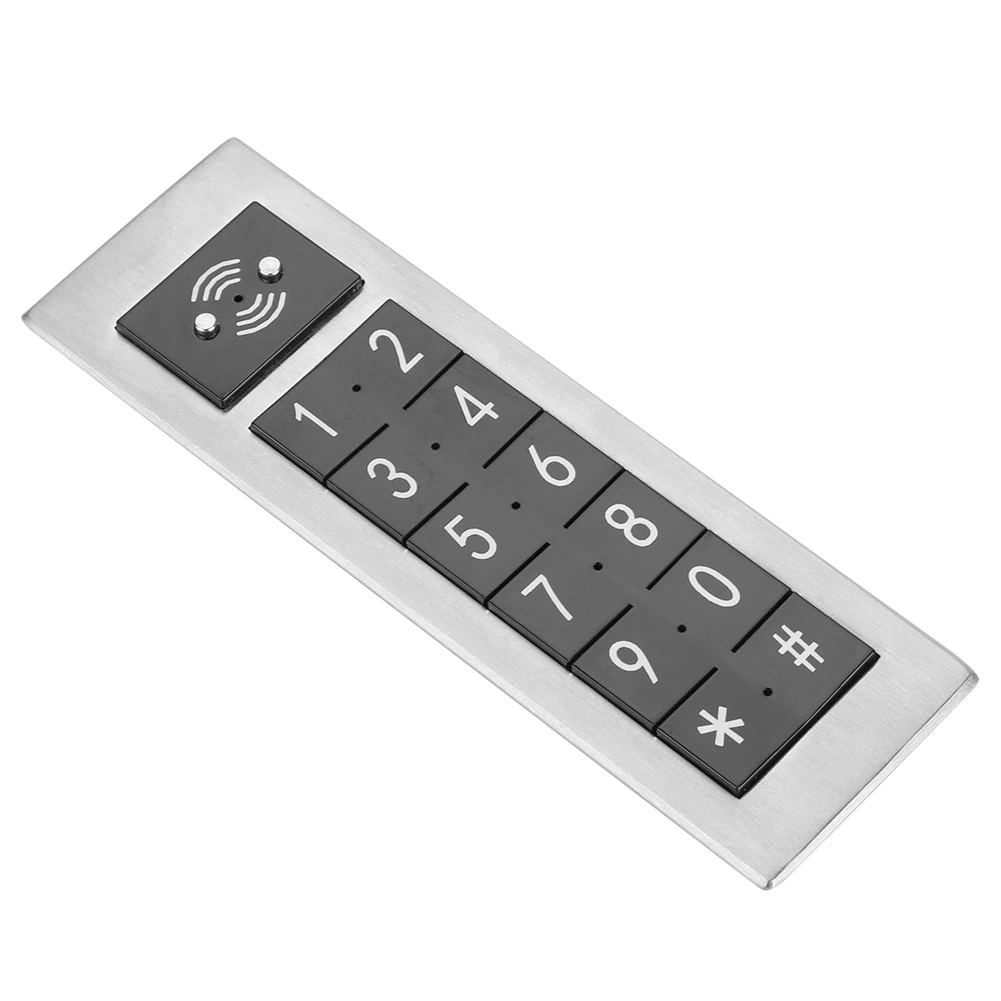 Электронный замок из нержавеющей стали цифровой пароль клавиатуры номер шкафа двери кодовые замки с Контролером и карточкой контроля доступа