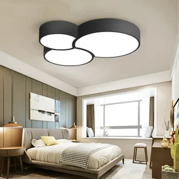 

Modern Led Ceiling Lights Creative DIY Acrylic Shade Led Iuminaire Indoor Lamp Lighting Lustres De Sala Ceiling Lamp Bedroom New