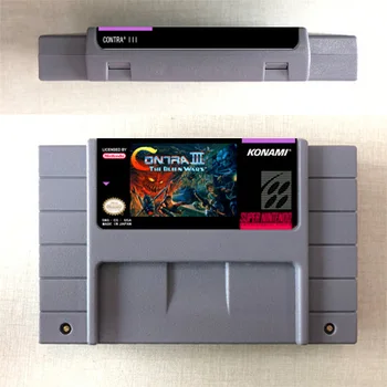 

Contra III The Alien Wars - Action Game Card US Version English Language