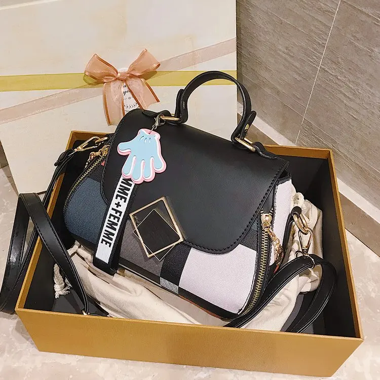 Новые роскошные модные маленькие квадратные пакеты для женщин сумки для девочек дизайнерские панельные женские сумки через плечо сумка