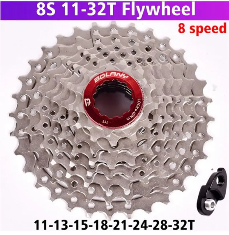 Велосипед Freewheel Bolany MTB сталь 8s 24s Одиночная скоростная кассета 11-42T 40T 32T горный маховик аксессуары для SHIMANO Slx M7000 - Цвет: 8S 11-32T Expansion