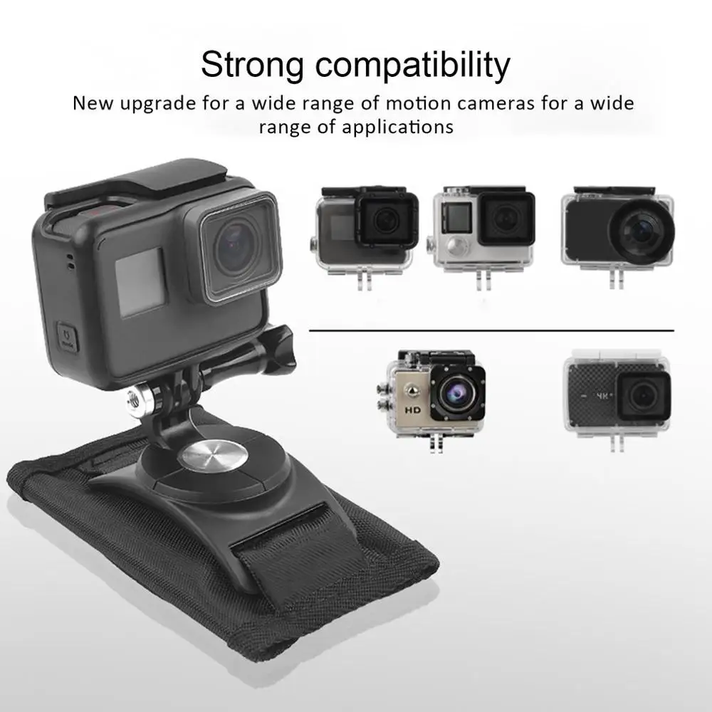 Спортивная экшн-камера рюкзак Крепление на 360 градусов поворотный для Xiaomi Yi для Gopro Hero Аксессуары для экшн-камеры