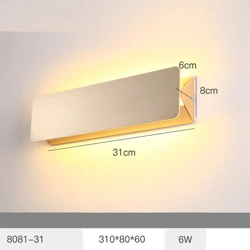 Светильник для спальни Candeeiro De Parede Vanity Lampen современный Led Aplique Luz Pared Wandlamp аппликация Murale светильник Настенный светильник