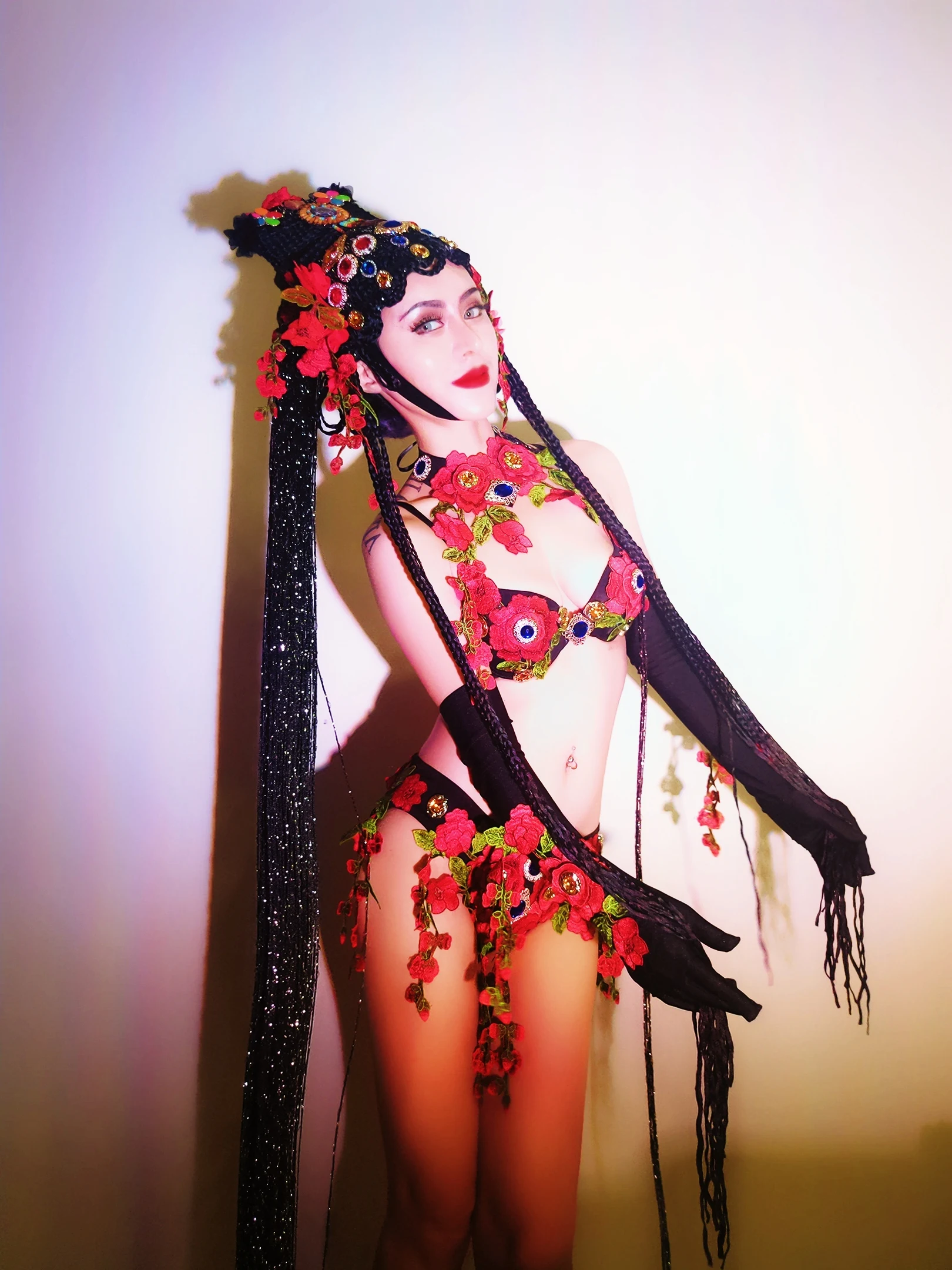 

Nightclub bar festival opera bikini dance gogo chinese style costume halloween party cosplay costumes