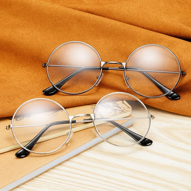 Gafas redondas ultraligeras para hombre y mujer, lentes de ordenador Retro, simples, a la moda, combinan con todo, accesorios de montura 5