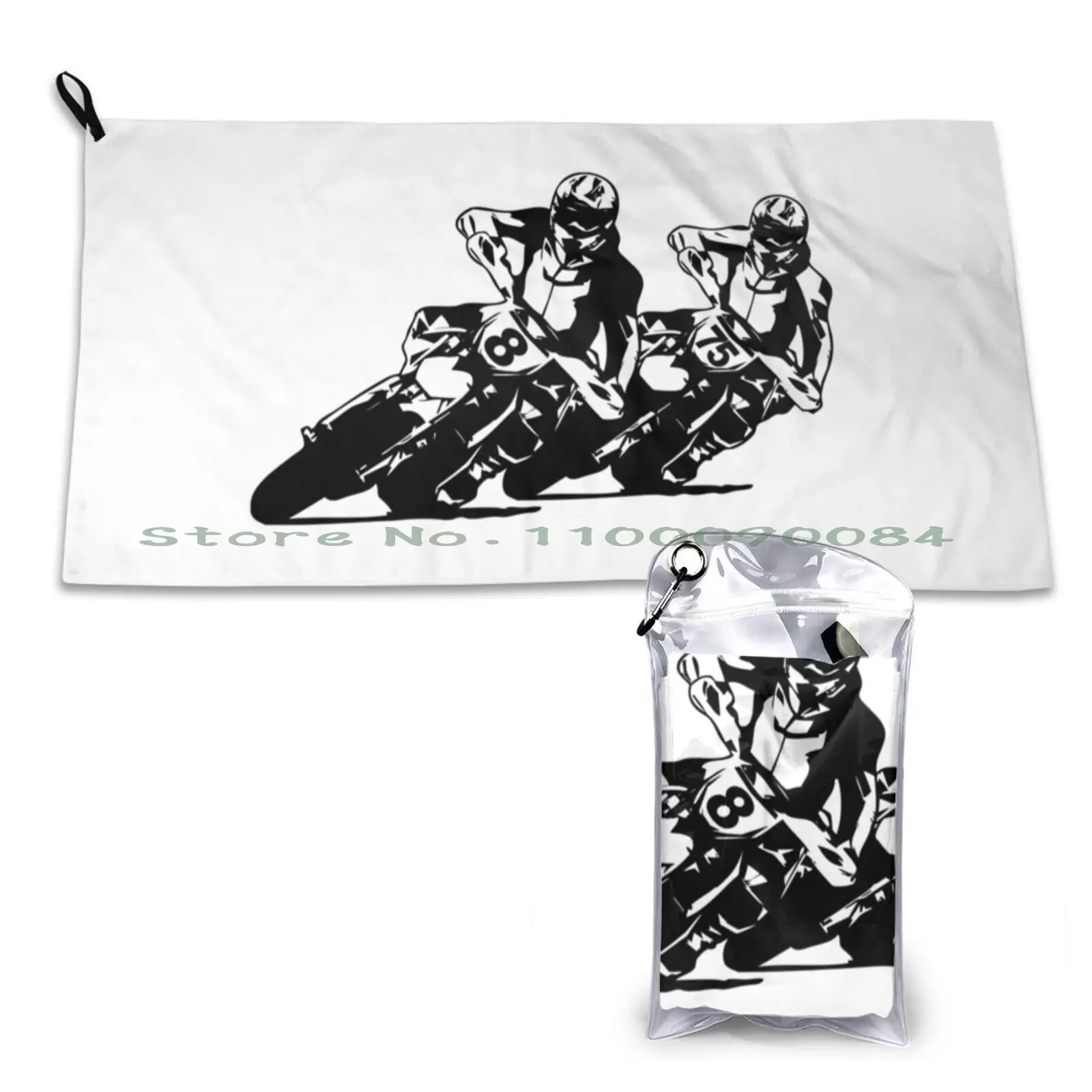 Supermoto-Race Asciugamano Ad Asciugatura Rapida Palestra Bagno Sportivo Portatile Mary Kay Younique Mlm Trucco Amway Lipsense Funny Marketing Beauty 