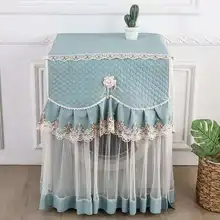 4 цвета романтическая кружевная крышка для стиральной машины пылезащитный чехол с цветочной вышивкой для домашнего декора Защитные чехлы для стиральной машины 60X60X83 см