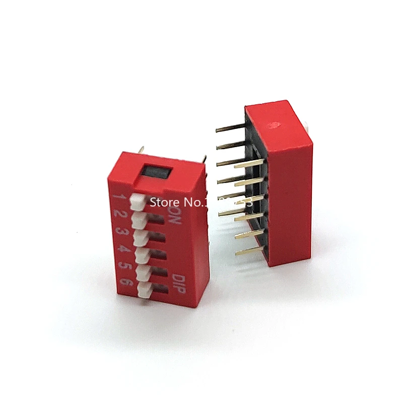 35 개/몫 딥 스위치 키트 1 2 3 4 5 6 8 웨이 2.54mm 토글 스위치 레드 스냅 스위치 혼합 키트 각 5PCS 조합 상자 세트
