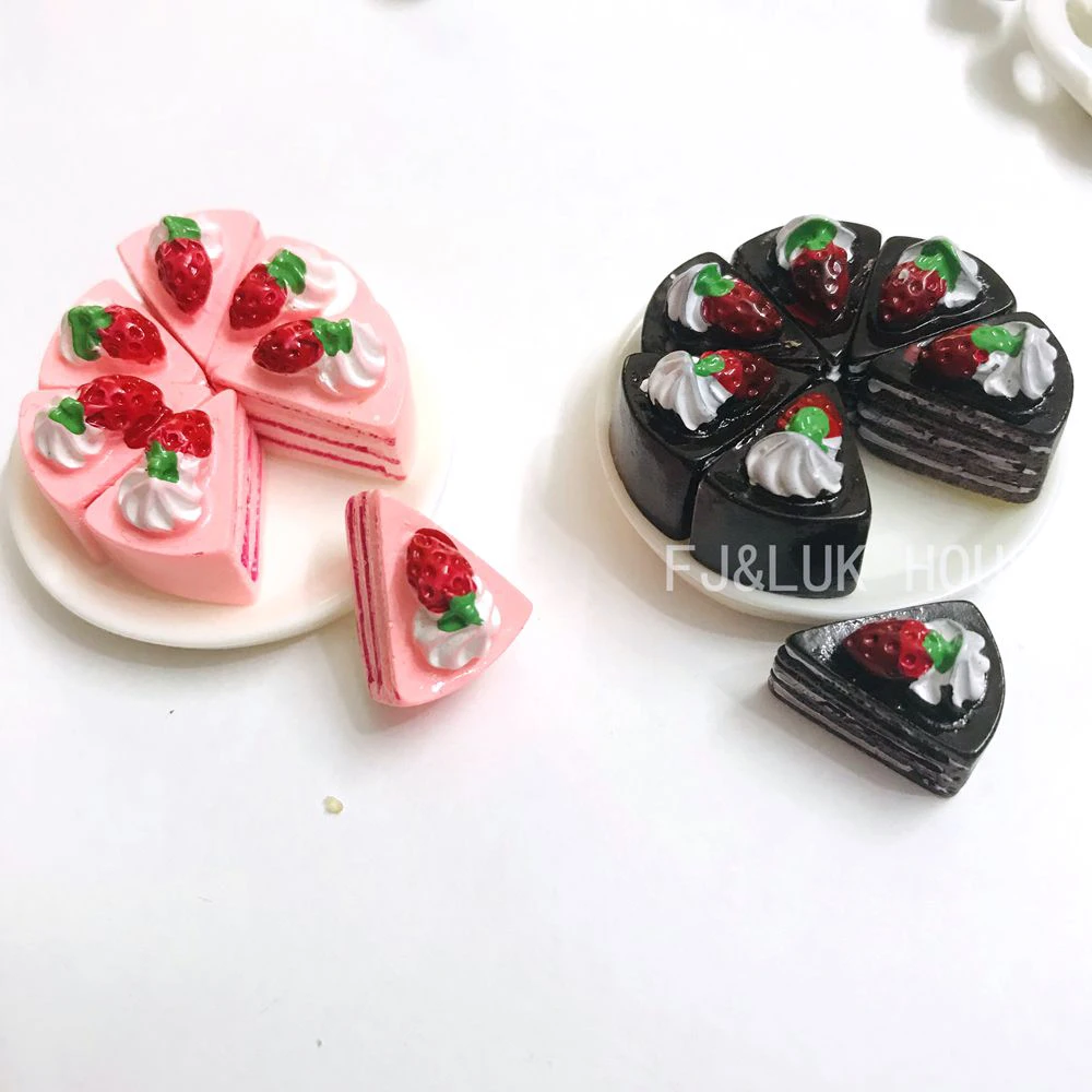 1/6 Scale Mini Pretend Food Toys Miniature Dollhouse Bread Cupcake Toast Bakery Shop for Blyth Barbies BJD Doll House Kitchen 4