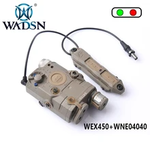 WADSN Softair LA-5C PEQ 15 UHP красный и зеленый лазерный светодиодный фонарь с тактическим переключателем дополненного давления охотничье оружие