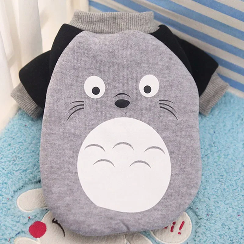 Hoodie-Totoro Модный костюм для домашних животных; Летний жилет для кошек; удобная толстовка с капюшоном; Gotos; Одежда для кошек; пальто каттена; одежда для кеди; свитер; наряд - Цвет: Hoodie-Totoro