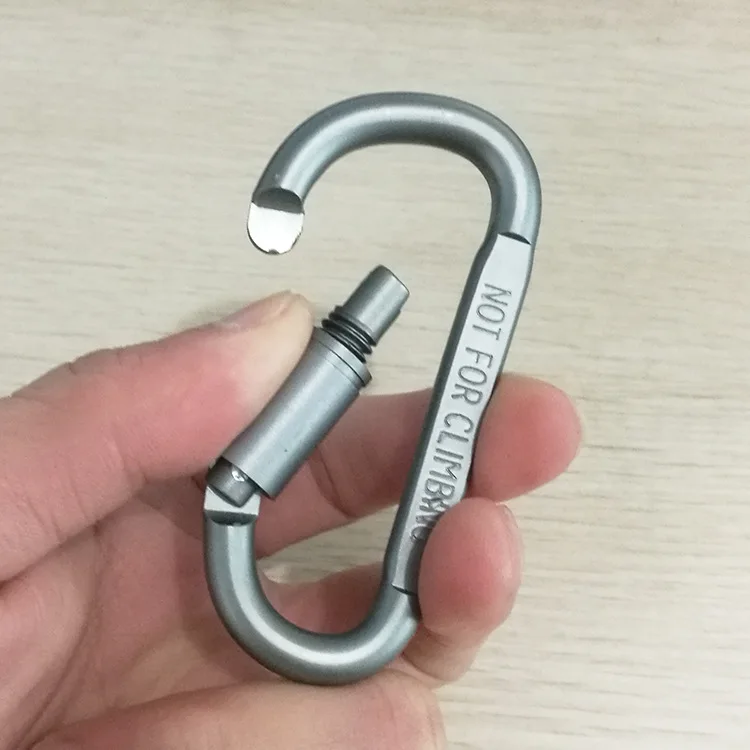 Ebay, Amazon алюминиевый сплав D-Shaped брелок Открытый Тактические оборудование Многофункциональный Карабин-подвес подвесная пряжка
