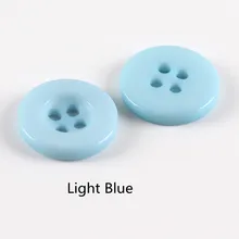  100Pcs Round 4 Hole Resin Button Sewing Fit Scrapbooking Apparel Crafts Diy Decoration 