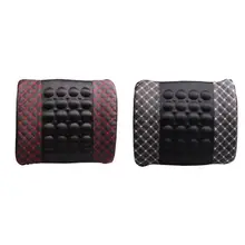 Универсальный Автомобильный Электрический вибрирующий автомобильный массажер, поясная подушка, поясничная Подушка для спины, автомобильные аксессуары