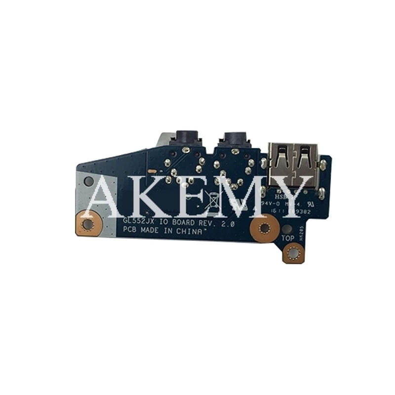 USB Board Audio Jack Board For ASUS GL552 GL552V GL552VX GL552VW ZX50V Laptop 100% TESED OK Free Cable