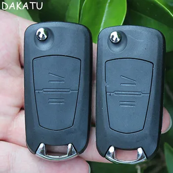 

DAKATU 2 Button Modified Flip Car Remote Floding Key Case Shell For Opel for Vauxhall Meriva Combo HU46 YM28 HU43 HU100A Blade