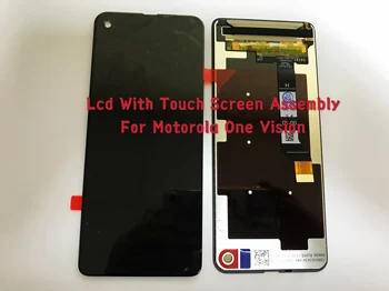 

100% No Dead Pixel LCD Display For Moto One Vision P50 XT1970 Full LCD With Touch Screen Digitizer Assembly Free Open Tool Kits
