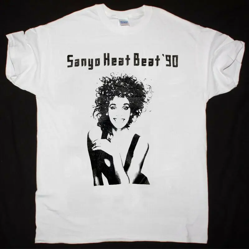 

Whitney Houston Jacket Vintage Coat 1990 Sanyo Heat t-shirt reprint