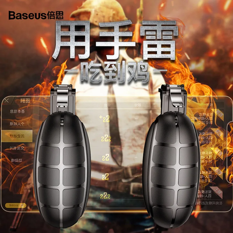 

BASEUS Plug-on Transmitter Chicken Button Handle Gaming Hand Travel Auxiliary Useful Product Jedi Survival Button Game Handle