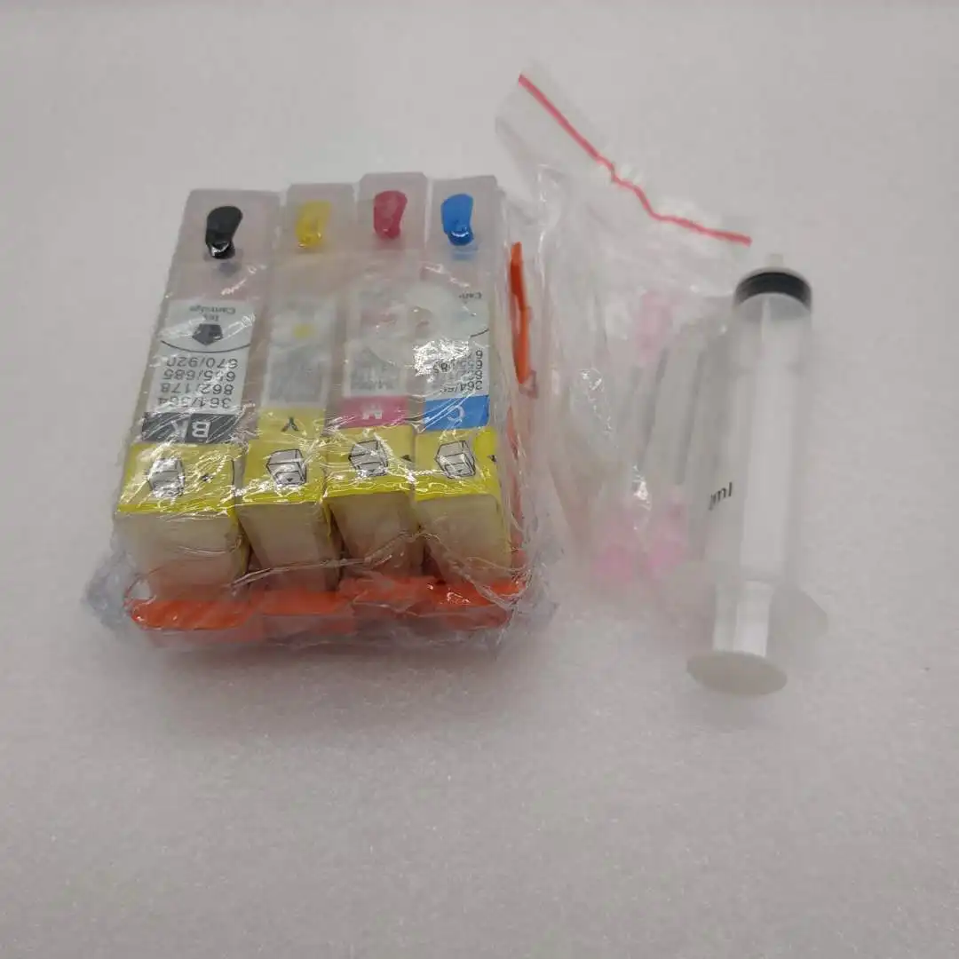 4 слота для принтеров hp 564 многоразовый картридж Photosmart B110a W ARC chip RIC printer parts|Детали