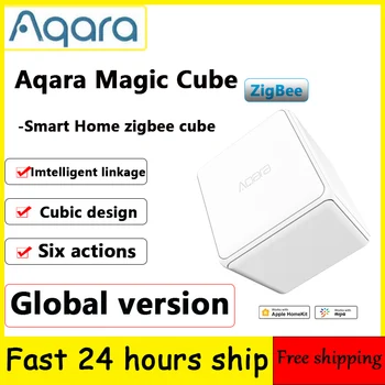 

Originele Aqara Magic Cube Controller Zigbee Versie Gecontroleerd Door Zes Acties Voor Xiaomi Thuis Apparaat Werk Met Smart Home