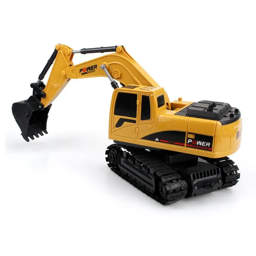 

258-1 1/24 2.4G 6CH Multifunction 270 Degree Rotation Plastic Remote Control Excavator Simulation Engineering RC Car