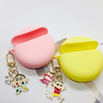 

cute cartoon keyring case For huawei Freebuds 3 Case fashion silicone headphone Protective Cover for huawei Free buds 3 Pro