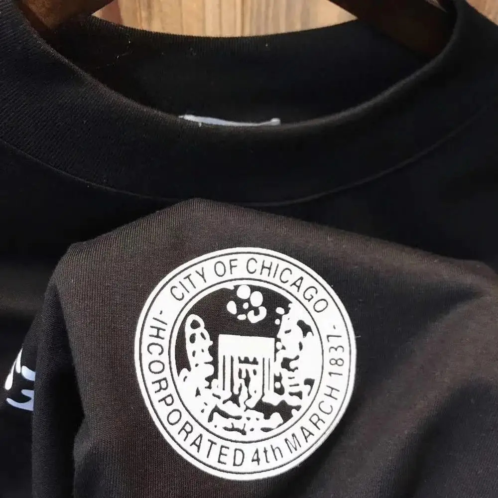 Футболка JESUS IS King 2020SS CHICAGO CITY 1837 мемориальный значок футболка Kanye West серия футболок