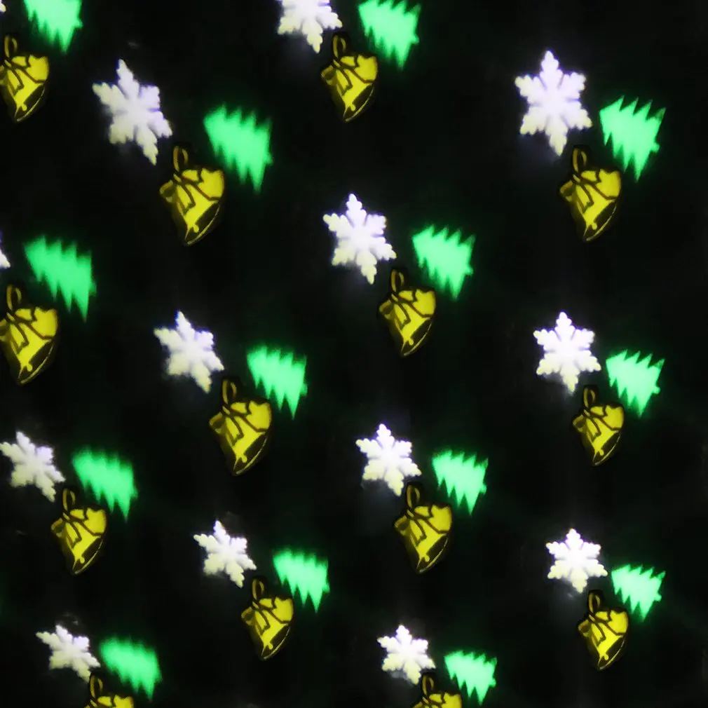2 Festive Projection Lamp Led Christmas Halloween Projection Lamp Hd Pattern Holiday Decoration Lawn Garden Projection Lamp - Цвет: 2