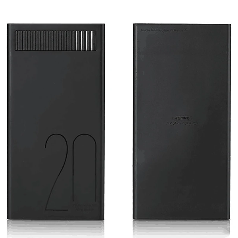 Remax 2.4A 20000Mah Dual Usb полимерная Портативная зарядка Быстрая зарядка для всех электронных устройств