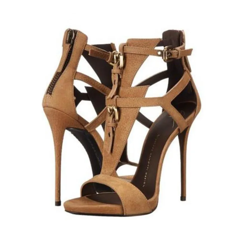 

BBZAI New style Europe and America High quality Big code shoes woman 11cm Thin Heels Cool boots Stage performance 34-46 47