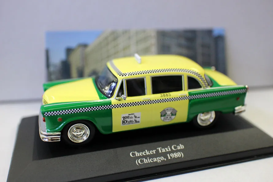 IX O 1:43 Checker такси Cab(Chicago, 1980) Бутик сплав автомобиль игрушки для детей модель детской игрушки подарок оригинальная коробка