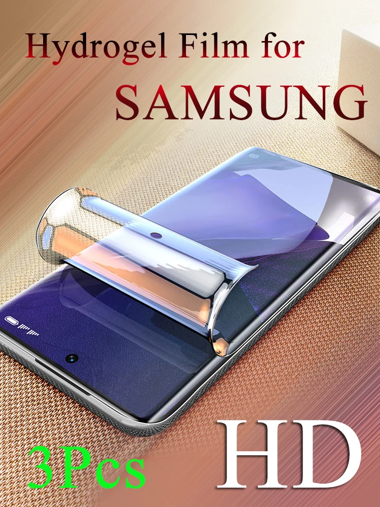 Гидрогелевая пленка для samsung Galaxy S7edge S8 S9 Plus S10E S10 + 5G Защита экрана Note 8 9 10P мягкая не