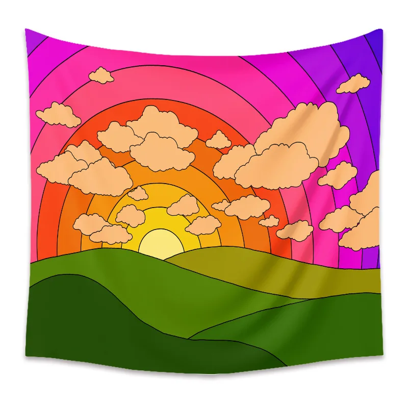 INS Dormitory decoration tapestry bedroom headbed background cloth wall hanging cloth home decoration tapestry