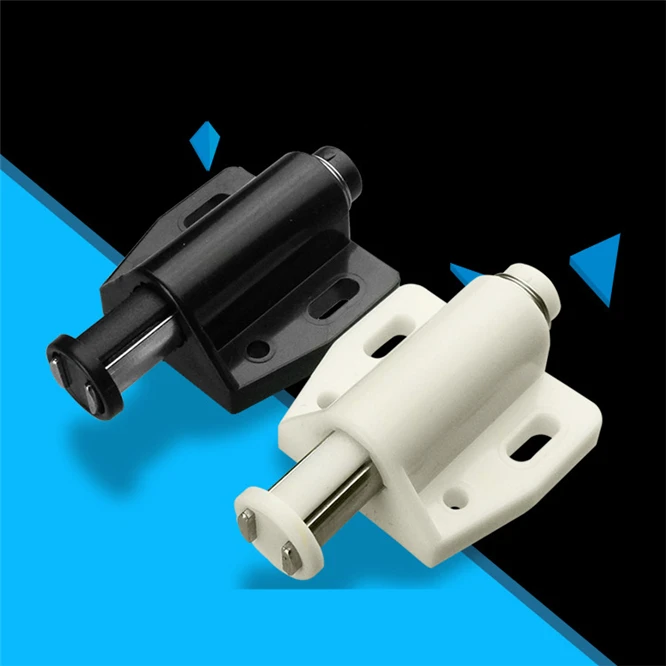 

10pcs Rebound Glass Magnetic Door Catch Built-in Powerful Spring Push To Open Touch Catch For Wardrobe Cupboard Shoe Cabinet