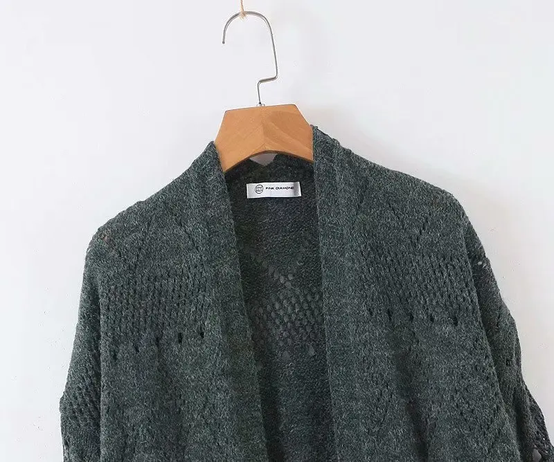 Jiangnan 75-61007 европейский и американский модный длинный кардиган