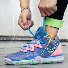 Kyrie 5 мужские баскетбольные кроссовки с воздушной подушкой, баскетбольные кроссовки, Нескользящие высокие мужские кроссовки, дышащие баскетбольные ботинки