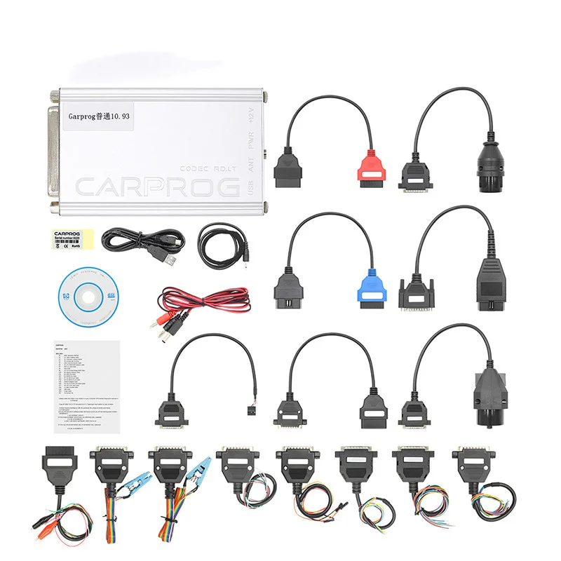 

CARPROG FULL V10.93 CAR PROG Auto ECU Programmer 21 Items Adapters