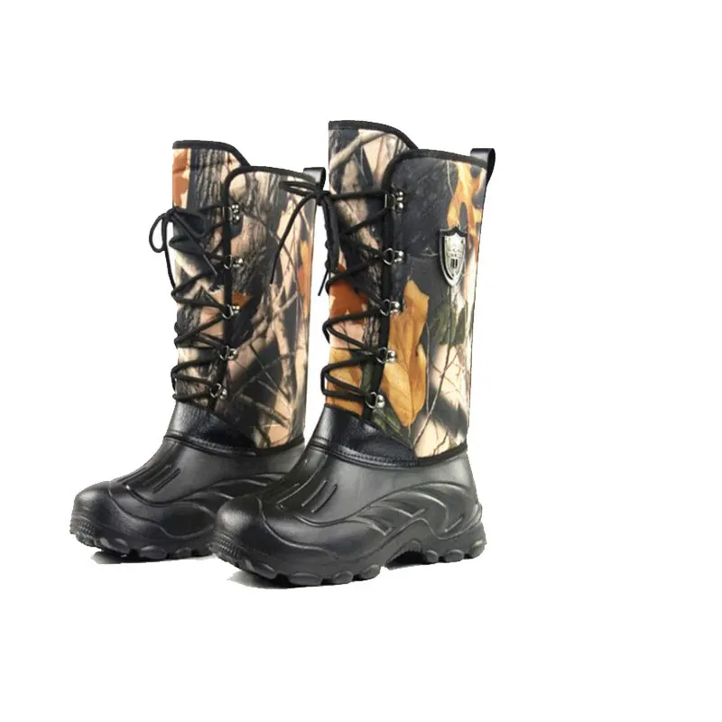 Outdoor Fishing Boots Winter Waders Fishing Snow Camouflage Thermal