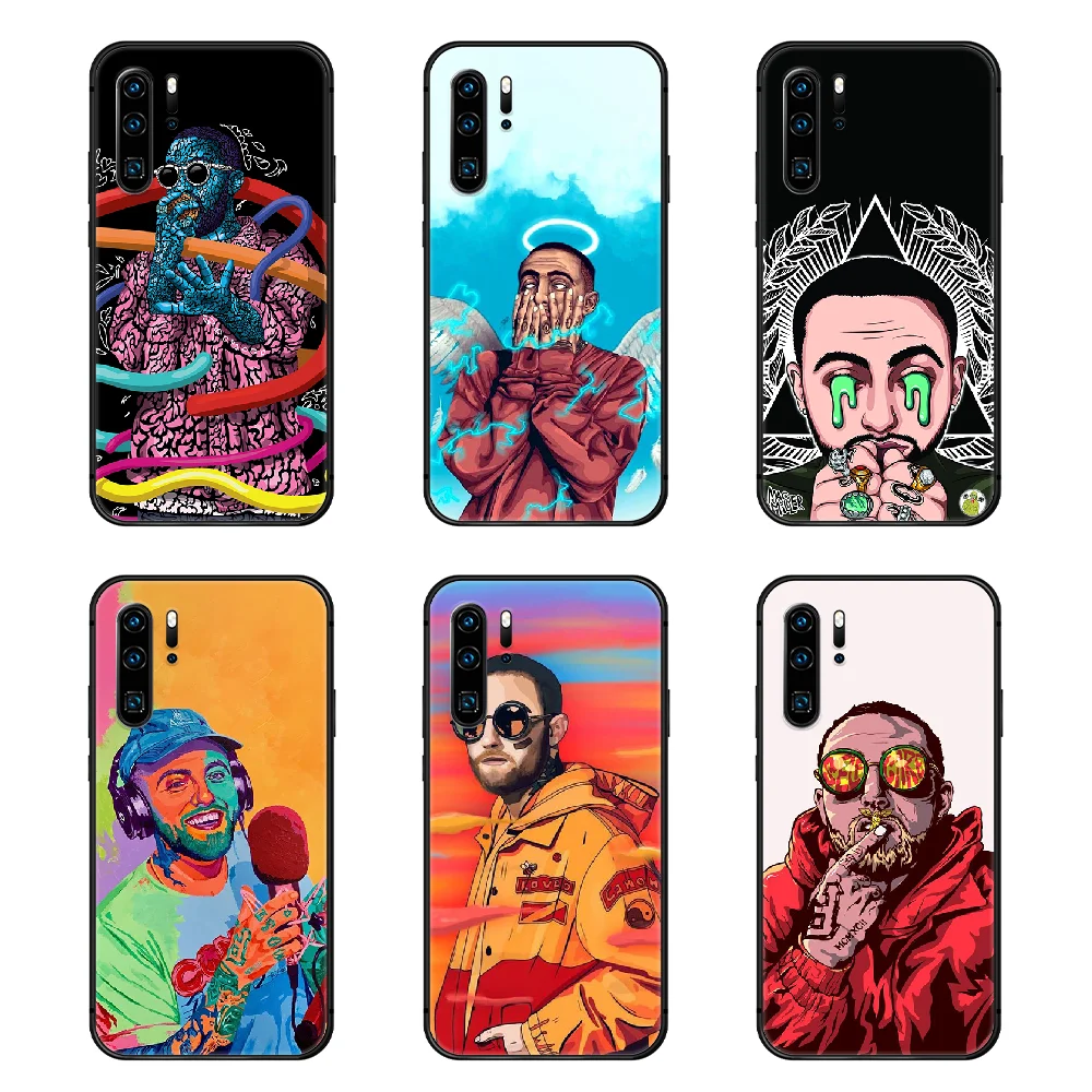 Чехол для телефона Mac Miller Easy чехол Huawei P8 P9 P10 P20 P30 P40 Lite Pro Plus smart Z 2019 черный сотового