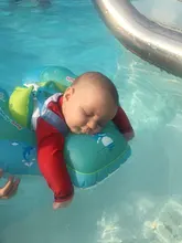 AMTOY-flotador inflable para bebés, anillo de cintura para niños, juguetes flotadores de piscina, accesorios de piscina de 3 a 72 meses de edad