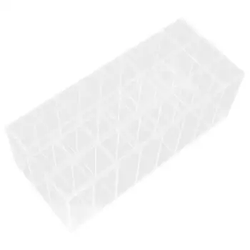 

24 Slots Acrylic Lipstick Storage Box Transparent Lipstick Stand Lipstick Storage Dresser Cosmetic Organizer Makeup Organizers