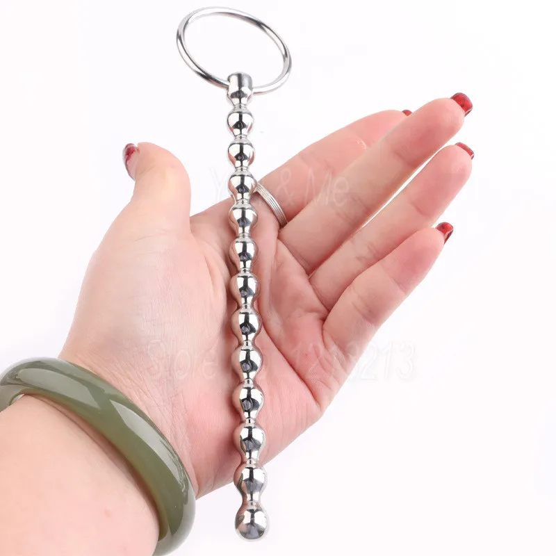 Metal Long Penis Plug Urethral Dilators Catheters Sounding Horse Eye Wand Stimulator Penis Sex Toys for Men