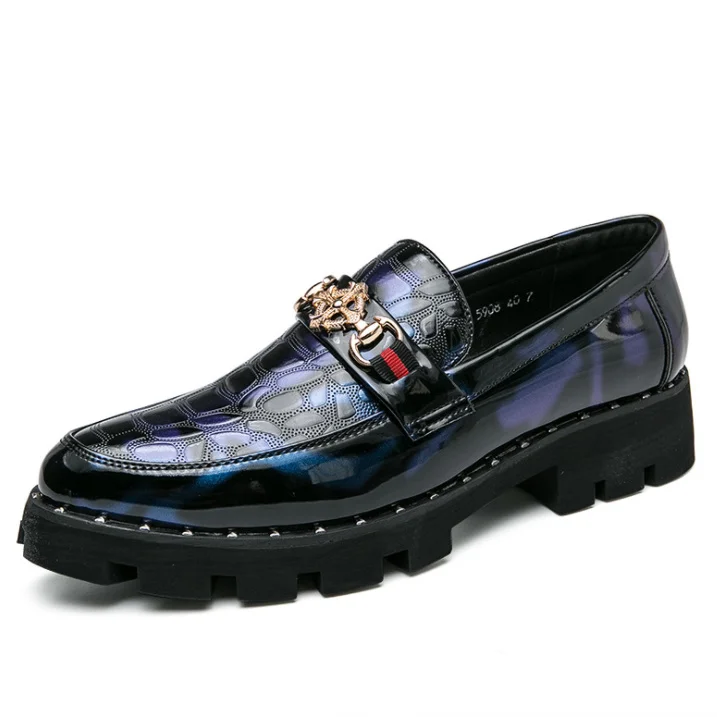 Tanio Oryginalne skórzane buty męskie luksusowe marki obuwie